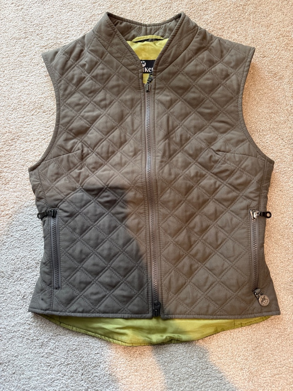 Pikeur Quilted Olive Green Women's Vest